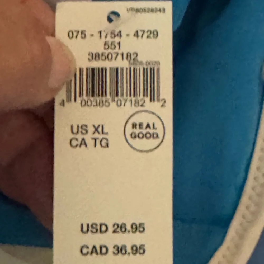 AA-505 Aerie NWT Cheekiest Side Tie Ribbed Blue & White‎ Swim Bikini Bottoms